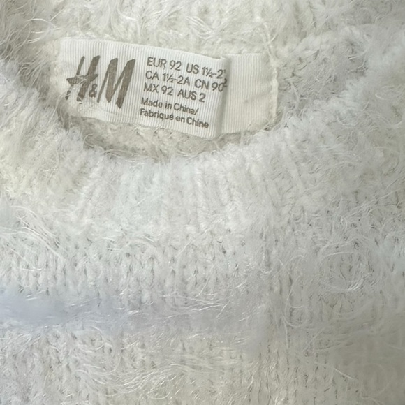 H&M girls Fluffy Sweater - Picture 4 of 7
